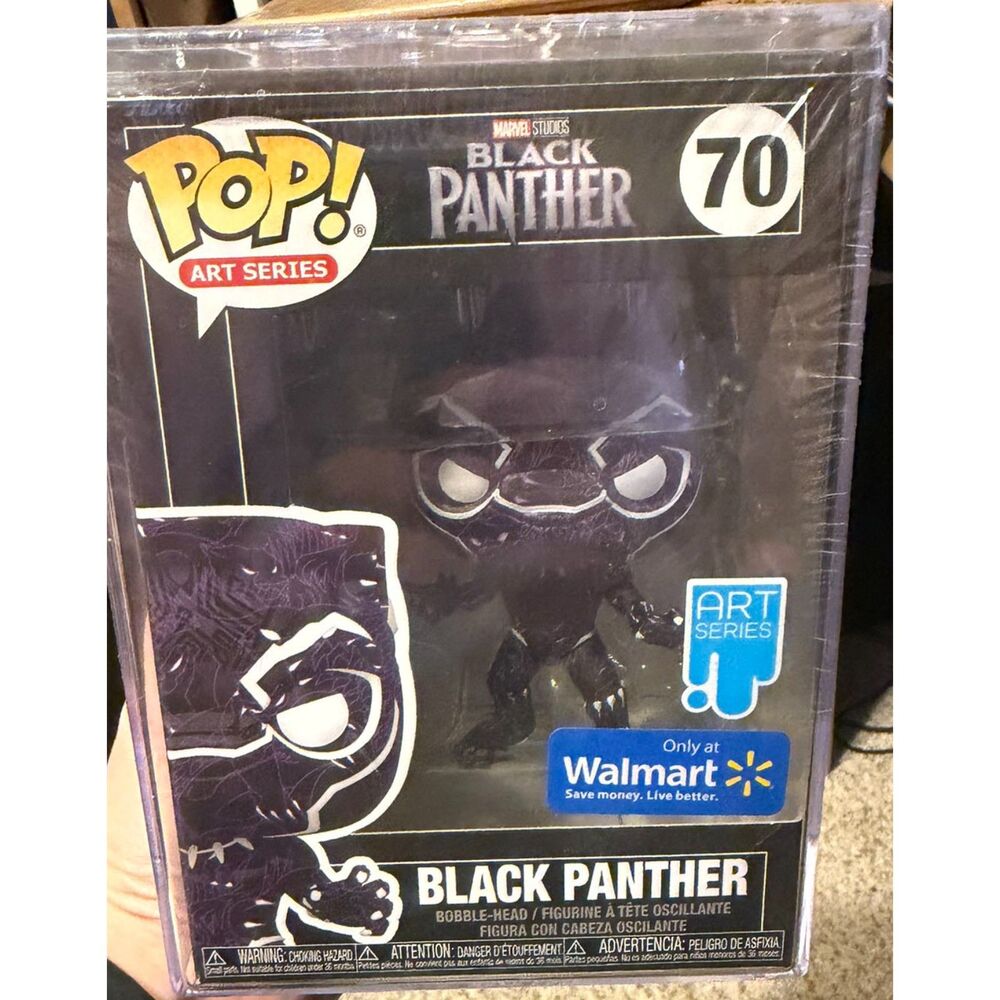 #281 - Funko Pop! Art Series Marvel Black Panther #70 Walmart Exclusive